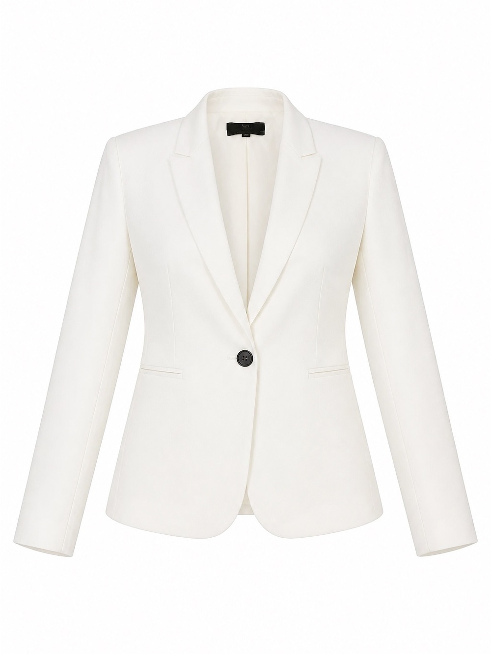 J. Crew Bi- Stretch White Single-Button Blazer Jacket Size 10 - Picture 8 of 12